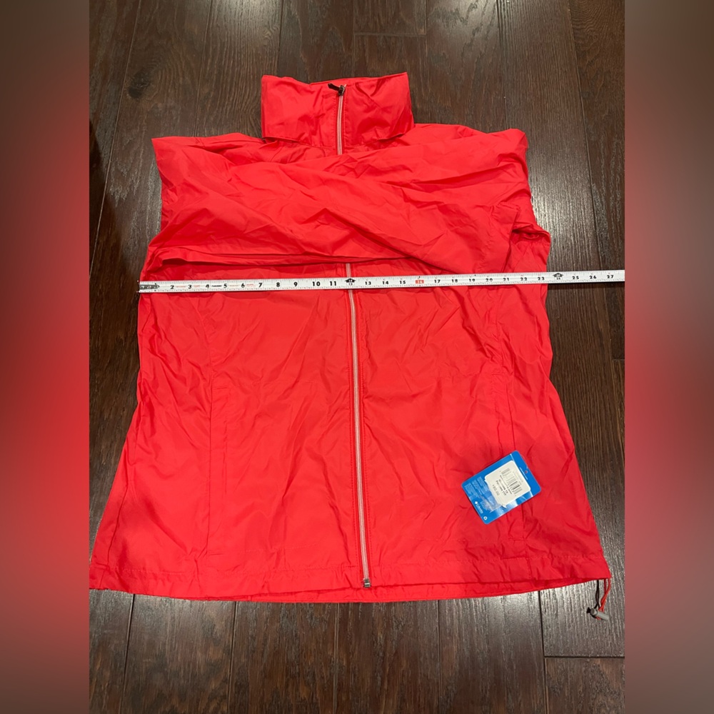 Columbia Women Switchback III Jacket Size 1X Red Orange Nylon Waterproof NWT - Picture 7 of 10
